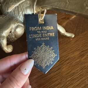 Gold Moth Figurine - Elegant Home Decor Accent